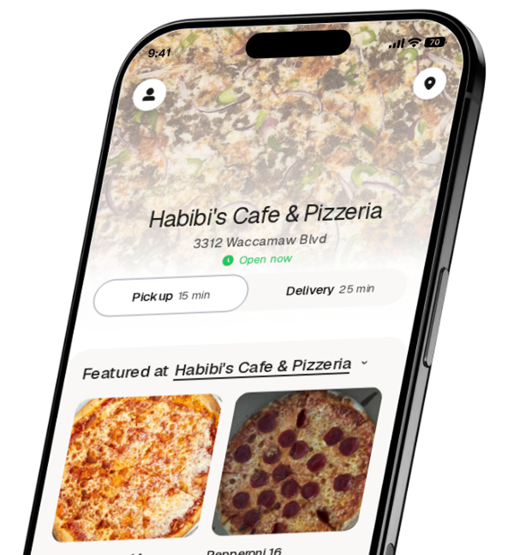 Habibi's Cafe & Pizzeria app preview