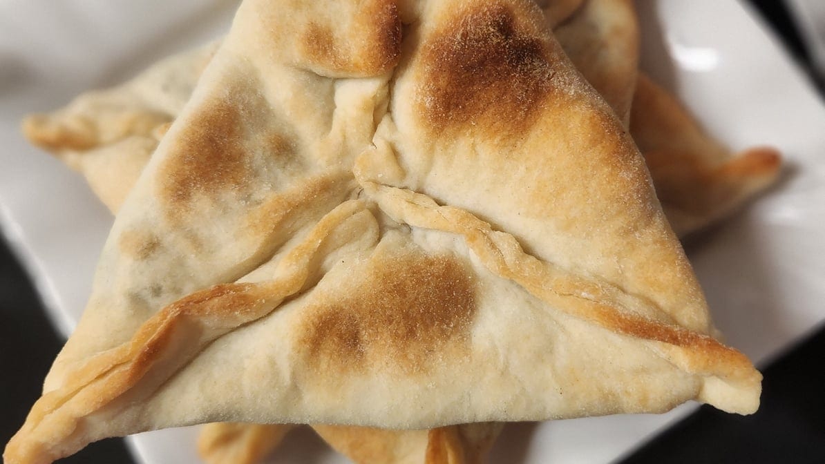 Lebanese Spinach Fatayer, Pies.